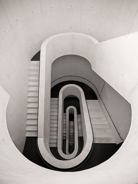 Stairs Architecture, Walter Gropius, Spiral Stairs, Stair Steps, Interior Stairs, Modern Staircase, Zaha Hadid, Spiral Staircase, Staircase Design