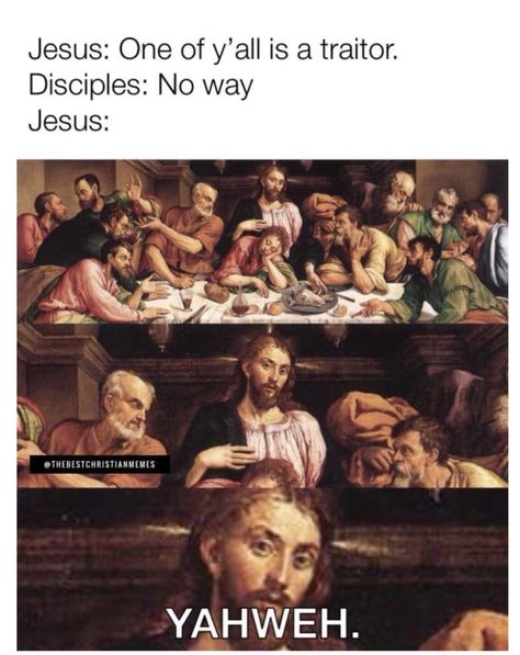 Jesus Jokes, Bible Jokes, Funny Christian Jokes, Jesus Meme, Church Memes, Church Humor, Catholic Memes, Jesus Memes, Christian Jokes