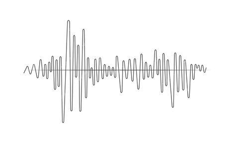 Premium Vector | Simple line sound wave for voice recording or radio signal vector illustration in graphic design isolated Voice Illustration, Sound Waves Design, Radio Signal, Radio Waves, Voice Recording, Sound Wave, Radio Wave, Voice Recorder, Line Illustration