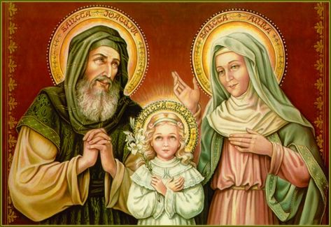 A Feast to Honor Saint Anne – Welcome to Rosemarie's Kitchen Saint Joachim, Saint Anne, Blessed Mary, The Holy Family, Catholic Priest, Immaculate Conception, St Anne, The Virgin Mary, Blessed Virgin