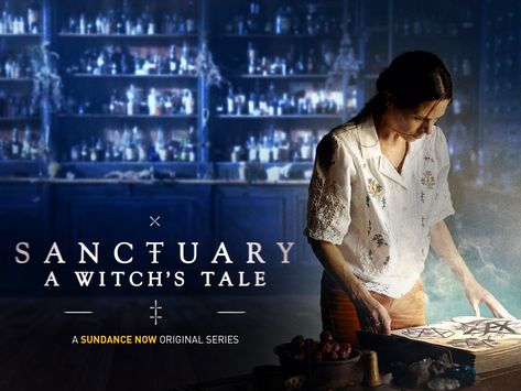 Sanctuary: A Witch's Tale, Season 1 Sanctuary Tv Series, New Series To Watch, Elaine Cassidy, Modern Day Witch, Plot Outline, Town Names, Tales Series, A Discovery Of Witches, Interview With The Vampire