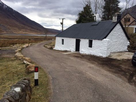 Glencoe Gualachulain Bothy, Glen Etive - Cottages for Rent in Ballachulish, Scotland, United Kingdom Ballachulish Scotland, Fireplace With Log Burner, Scotland Interior, Bothy Scotland Interior, Scottish Bothy, Lundies House Scotland, Scottish Baronial Architecture, Cottages Scotland, Glen Etive