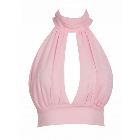 High Neck Shirts, Backless Shirt, Crop Top Pink, Backless Crop Top, Tie Crop Top, Bralette Crop Top, Backless Top, High Neck Top, Costume Intero