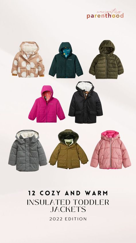 Shopping around for the best cozy and warm insulated toddler jackets? Here is a list of some of the best cute and warm winter jackets for toddlers in 2022 that are fleece lined and perfect for winter snow play and cold weather! Jackets For Winter, Toddler Winter Coat, Best Winter Jackets, Snow Play, Toddler Coats Girl, Cold Weather Jackets, Toddler Coat, Snow Coat, Kids Jackets