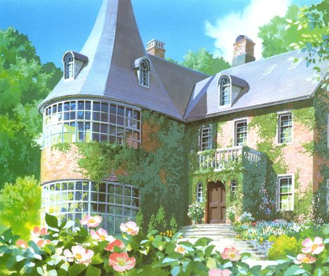 Gibi Studio, Studio Ghibli Background, Ghibli Artwork, Studio Ghibli Movies, Studio Ghibli Art, Ghibli Art, Ghibli Movies, Matte Painting, Cowboy Bebop