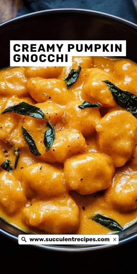 Elevate your dinner with Creamy Pumpkin Gnocchi with Sage Butter! This creamy dish features a fragrant sage butter sauce, adding a depth of flavor that beautifully complements the sweet pumpkin. Pumpkin Gnocchi Recipes, Pumpkin Gnocchi Sauce, Gnocchi Sauce, Perfect Roast Turkey, Sage Butter Sauce, Gnocchi Dishes, Pumpkin Gnocchi, Gnocchi Recipe, Sage Butter