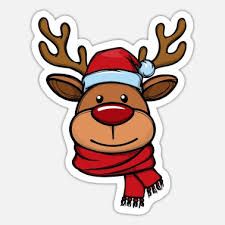 Pegatinas de cara de reno | Diseños únicos | Spreadshirt Free Calendar Template, Reindeer Face, Christmas Shows, December 7, Disney Christmas, Christmas Stickers, Calendar Template, Christmas Reindeer, Face Drawing