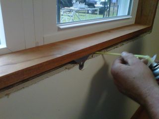 Diy Door Jamb, Diy Window Sill Extension, Window Jamb Extension, Jamb Extension Window Trim, How To Install Transom Window, How To Install Windows Diy, Window Jamb, Installing Exterior Door, Door Jamb