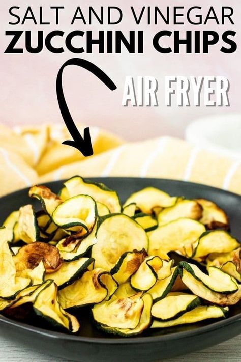 Air Fried Cucumber Chips, Air Fryer Vegetable Crisps, Air Fryer Crisps, Airfryer Zucchini, Salt And Vinegar Zucchini Chips, Air Fryer Zucchini Chips, Air Fryer Chips, Cucumber Chips, Sliced Zucchini