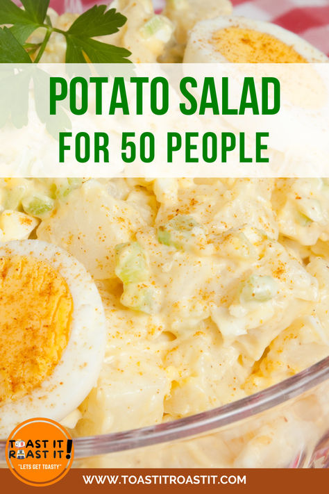 This classic side dish is a crowd-pleaser, but it’s easy to either run short or overestimate. Here’s a precise, no-fuss guide to ensure everyone gets a generous serving of creamy potato salad without any leftovers or shortages! How Much Potato Salad For 100, Cooking Potatoes For Potato Salad, Potato Salad For A Crowd Parties, The Best Potato Salad Ever, Potato Salad For 50 People, Salad For 50 People, Potato Salad For A Crowd, Bbq Foods, Best Potato Recipes