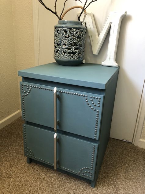 Ikea Malm Bedside, Malm Bedside Table, Makeover Nightstand, Malm Hack, Ikea Malm, Diy Makeover, Bedside Cabinet, Hacks Diy, Ikea Hacks