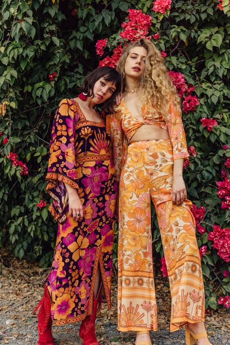 Retro Festival Outfit, Boho Chic 2023, Festival Inspo Outfits, Palazzo Outfit, Hottest Outfits, Sundance Dress, Portugal Fashion, Moda Hippie, Look Boho Chic