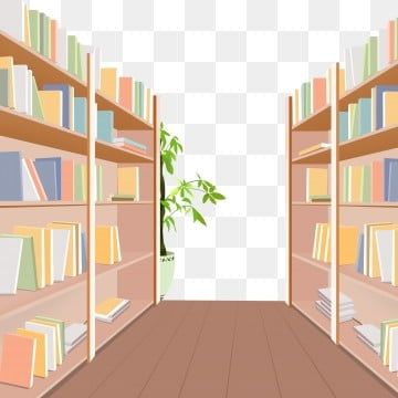 Library Illustration, Library Clipart, Library Drawing, Reading Clipart, Library Corner, Learn Reading, Education Clipart, Lavender Sky, Draw Tutorial