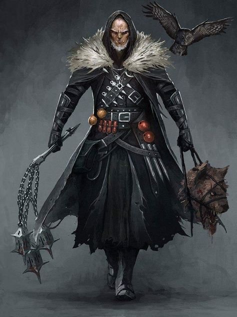 m Half Orc Ranger Med Armor Cloak Fail Demon Vampire Hunter urban City undercity Traveler owl (14) Vampire Hunter Armor, Orc Vampire, Demon Hunter Art, Orc Male, Owl Man, Demon Vampire, Vampire Hunters, Werewolf Hunter, Medium Armor