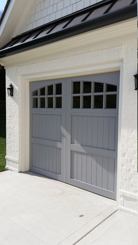 This Doors item by Americancarriagedoor has 63 favorites from Etsy shoppers. Ships from Port Saint Joe, FL. Listed on Jun 14, 2023 Grey Garage Doors, Carriage House Garage Doors, Garage Door Colors, Garage Door House, Carriage Garage Doors, Exterior Elevation, Garage Door Windows, Wooden Garage Doors, Carriage House Garage