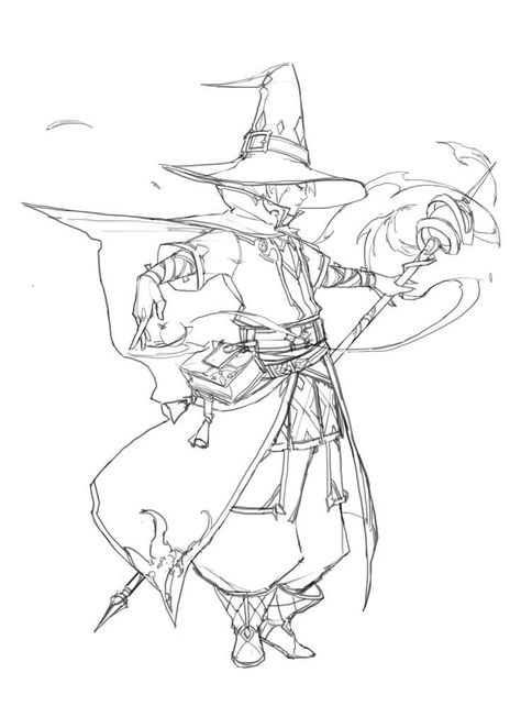 Sorcerer Pose Reference Male, Wizard Poses Reference Male, Researcher Character Design, Using Magic Pose Reference, Wizard Outfit Design Male, Magic Drawing Reference, Pose Reference Magic, Sorcerer Pose Reference, Wizard Poses Reference