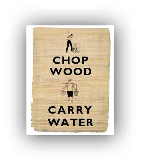 When in doubt... Chop Wood Carry Water, Water Print, Water Tattoo, Water Printing, Ideas Quotes, Book Summaries, Wall Art Poster, Pretty Words, Great Quotes