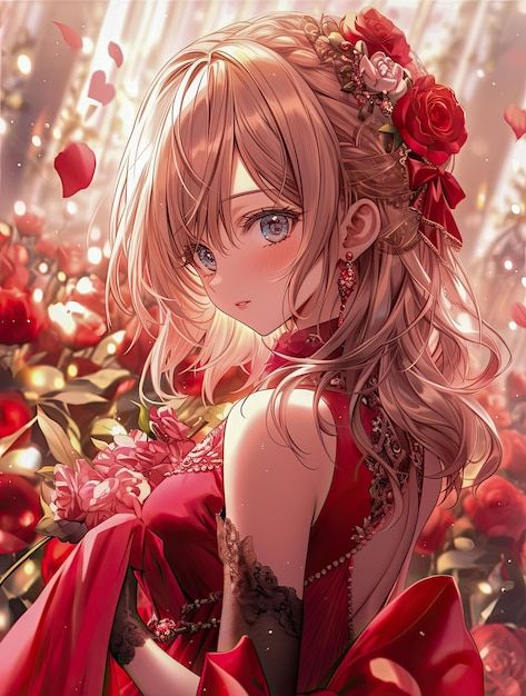 Female Anime Characters, Photo Manga, Anime Flower, Anime Places, Anime D, Queen Anime, Character Design Girl, Images Kawaii, Princess Photo