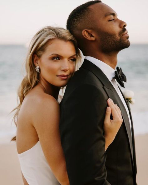 Wedding Skin Care Routine, Wedding Skin, Black Man White Girl, Mixed Race Couple, Interracial Couple Photography, Murad Skincare, Interracial Family, Black And White Couples, Interracial Wedding