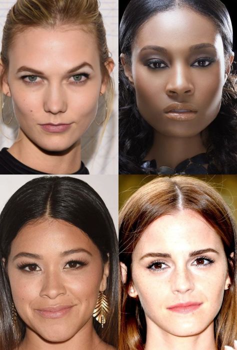 karlie kloss, dani evans, gina rodriguez, emma watson Dramatic Classic Hair, Boyish Aesthetic, Gamine Makeup, Gamine Essence, Dramatic Essence, Body Essence, David Kibbe, Style Essence, Natural Essence