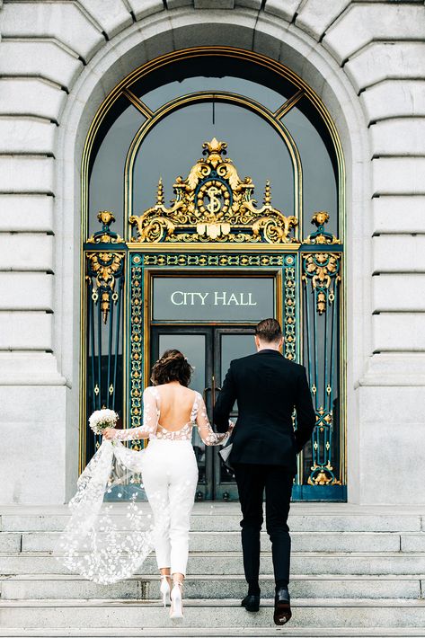 Sf City Hall Wedding Photography, Sf City Hall Elopement, City Hall Wedding Photography, City Hall Wedding Photos, San Francisco City Hall Elopement, Sf City Hall Wedding, Sf City Hall, Pasadena City Hall, Engagement Announcement Photos