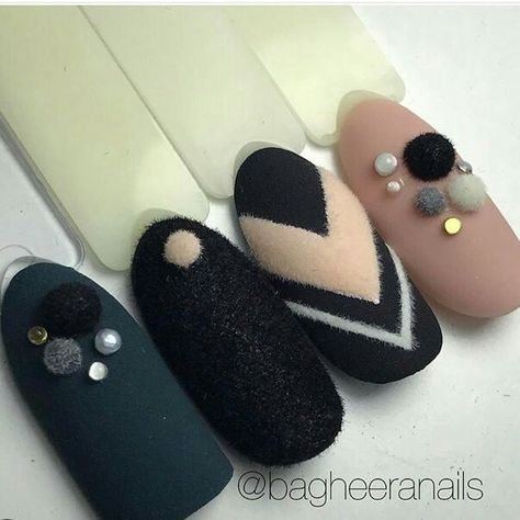 Fuzzy Nail Art, Fuzzy Nails, Super Cute Nails, Cute Nail Designs, Womens Flip Flop, Cute Nails, Gel Nails, Color Design, Nail Designs