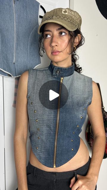 VAED || Slow Fashion Studio on Instagram: "FREE Sewing pattern! If your goal in 2024 is to learn or improve your sewing and make your own clothes comment 🪡 and to the first 15 people I’ll send you my Zip up Vest Pattern for FREE! If you want to purchase this pattern it’s linked in my bio and for a limited time use code “GOODBYE2023” and get 15% off!✂️ I can’t believe the year is already coming to an end but I’m ready for 2024 and all it has to bring! If you want to start making your own clothing this year make sure to follow and like and also check out my a YouTube because my goal is to teach YOU! #sewing #sewingpattern #sustainablefashion #freesewingpattern #upcycling" Vest Pattern Free, Zip Up Vest, Free Sewing Pattern, Make Your Own Clothes, Vest Pattern, Fashion Diy, Vest Fashion, Fashion Studio, Sewing Patterns Free