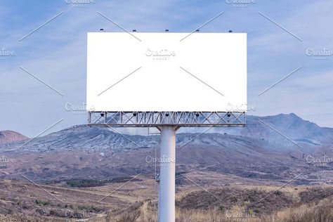 billboard blank on countryside road. Billboard Templates Blank Billboard, Wind Turbine, Created By, Road