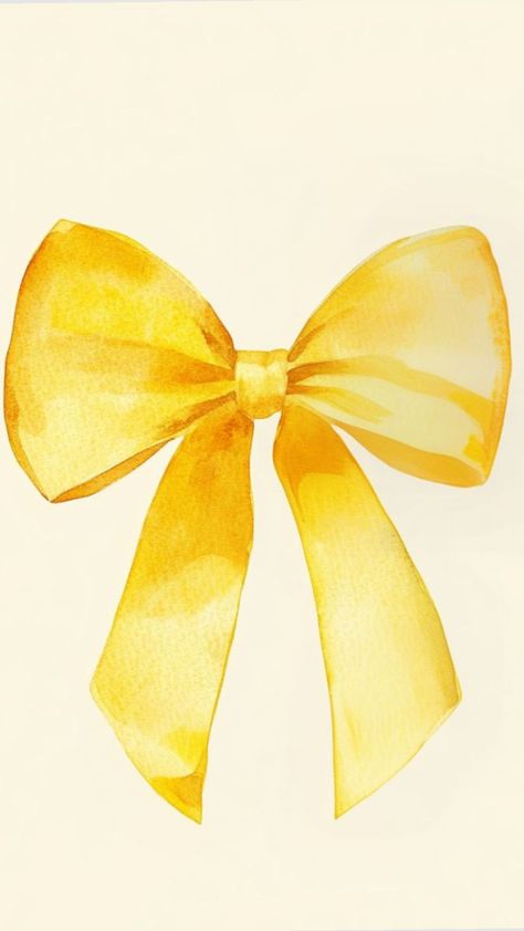 Light Yellow Aesthetic, Yellow Coquette, Yellow Ipad, Yellow Backgrounds, Artsy Projects, Yellow Stuff, Yellow Wallpapers, Love Pastel, Bow Drawing