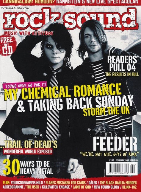 Emo Magazine, Adam Lazzara, My Chemical Romance Wallpaper, Emo Pop, Killswitch Engage, New Found Glory, Taking Back Sunday, Rock Poster Art, I Love Mcr