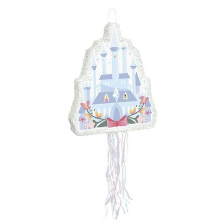 Have some royal party fun with our Disney Princess Pull-String Pinata! This 22.5 by 19-inch pull pinata features classic princesses, making it a must-have for your Disney Princess birthday party. Fill this pinata with up to 2 pounds of your own candy and small party favors (not included); then, hang it from a secure branch or beam. With 12 pull-strings included, guests can take turns pulling each of the strings until one releases the treats! Find more ways to throw an enchanting event  shop the Third Birthday Princess Theme, Pretty Pretty Princess Party, Frozen Princess Birthday Party, Royal Threeness Birthday Party, Forever A Princess Party, Her Royal Threeness Birthday, Princess Birthday Party Activities, Disney Princess Pinata, Princess 5th Birthday Party