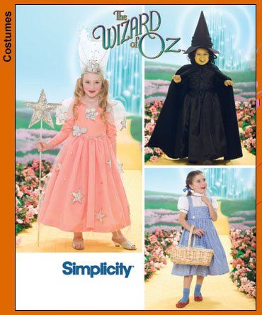 Purchase Simplicity 4139 Wizard of Oz Costumes and read its pattern reviews. Find other Costumes, sewing patterns. Wizard Of Oz Witch, Halloween Costume Sewing Patterns, Wizard Of Oz Costume, Glenda The Good Witch, Good Witch Halloween, Oz Costume, Halloween Costume Patterns, Dorothy Costume, Wicked Witch Of The West