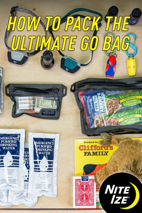 How to prepare for an emergency evacuation, and have your bugout bag ready to go. Go Bag For Car, Get Home Bag Contents, Go Bags Emergency 72 Hour Kits, To Go Bags Emergency, Emergency Go Bag Checklist, Get Home Bag List, Go Bag Emergency, Diy Tires, Go Bag List