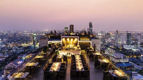 Kid-friendly rooftop bars: A list of over 30 family-friendly rooftops from all over the world | The Rooftop Guide Bangkok Nightlife, San Myshuno, Kempinski Hotel, Sky Bar, Best Rooftop Bars, Bangkok Hotel, Rooftop Lounge, Bangkok Travel, Chiang Rai