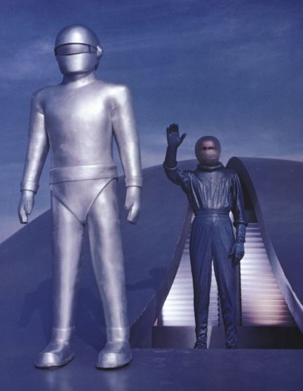 Gort (and Klaatu) from The Day the Earth Stood Still Day The Earth Stood Still, To Serve Man, Classic Sci Fi, Sci Fi Films, Science Fiction Film, Close Encounters, Famous Movies, Movie Monsters, 20th Century Fox