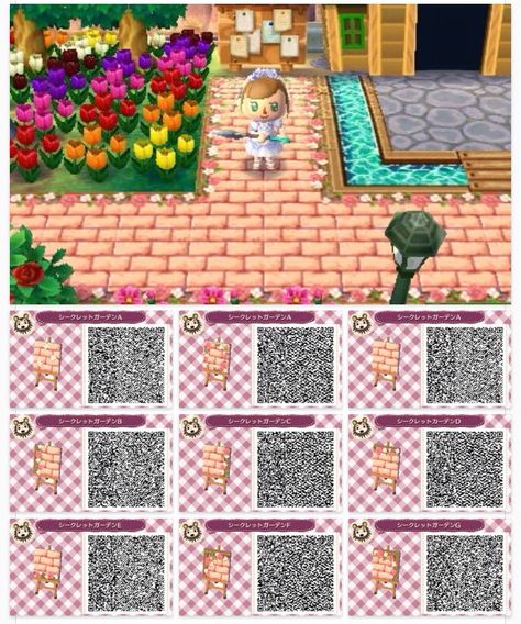 http://sinreiinfinity.blog33.fc2.com/blog-entry-49.html Acnl Paths, Animal Crossing Qr Codes, Motif Acnl, Thomas Jones, Animal Crossing 3ds, Animal Crossing New Leaf, Ac New Leaf, Animal Crossing Qr Codes Clothes, Path Design