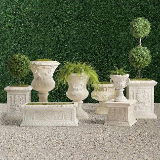 Stable Inspiration, Outdoor Urns, Garden Planters Pots, Resin Planters, Trough Planters, Boxwood Topiary, Garden Urns, Window Planter Boxes, Urn Planters