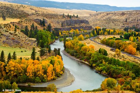 Yakima River Canyon in the Fall Pacific Northwest Landscape, Oregon Pictures, Yakima Washington, Yakima Valley, Washington State Travel, River Canyon, Evergreen State, Fine Art Landscape Photography, Dude Ranch