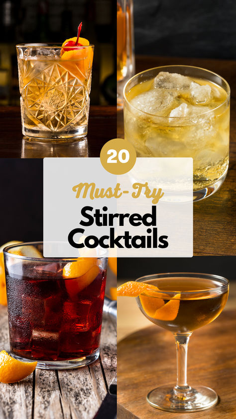 Stirred Cocktails Stirred Cocktails, Classic Martini, Cocktails To Try, Red Cocktails, Fancy Cocktails, Classy And Elegant, Silky Texture, Mixology, Mixed Drinks