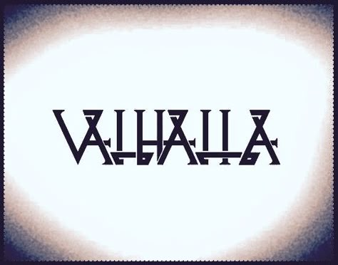 Valhalla Tattoo Design, Valhalla Drawing, Till Valhalla Tattoo, Valhalla Art, Tattoo Odin, Norse Alphabet, Valhalla Tattoo, Runes Meaning, Viking Tattoo Sleeve