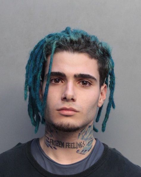 Pinterest ➳ 𝓑𝓵𝓾𝓮𝓲𝓼𝓱𝓢𝓸𝓯𝓲𝓮 ICY NARCO ❄️ Blue haired boy rapper tumblr singer #blue #boy #tumblr #rapper #rap #tattoo #singer Dreadlock Inspiration, Draw Everyday, Pretty Dreads, Blue Dreads, Mens Hair Colour, Dreadlock Hairstyles For Men, Wing Tattoo, Dreadlock Styles, Dreads Styles