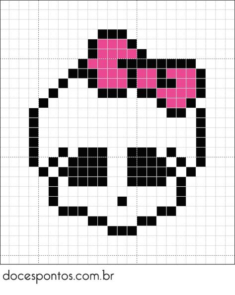 Y2k Pixel Art, Goth Pixel Art, Square Drawing, Graph Paper Drawings, Graph Crochet, Easy Pixel Art, Pixel Art Templates, Pixel Drawing, Diy Perler Bead Crafts