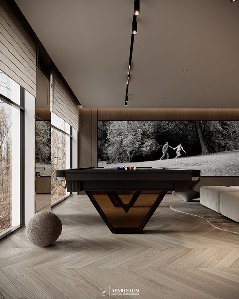 BOWLING ROOM :: Behance Luxury Game Room Design, Billard Aesthetic, Modern Billiard Room, Party Room Ideas, Luxury Billiard Room, Luxury Gaming Room, Bowling Room, Basement Luxury, Billiard Room Design