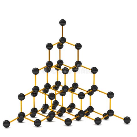 Diamond crystal structure model. 3d image , #ad, #crystal, #Diamond, #structure, #image, #model #ad Gcse Chemistry Revision, Molecule Model, Chemistry Revision, Gcse Chemistry, Diy Canvas Art Easy, High School Chemistry, Gcse Science, Atomic Structure, Making A Model