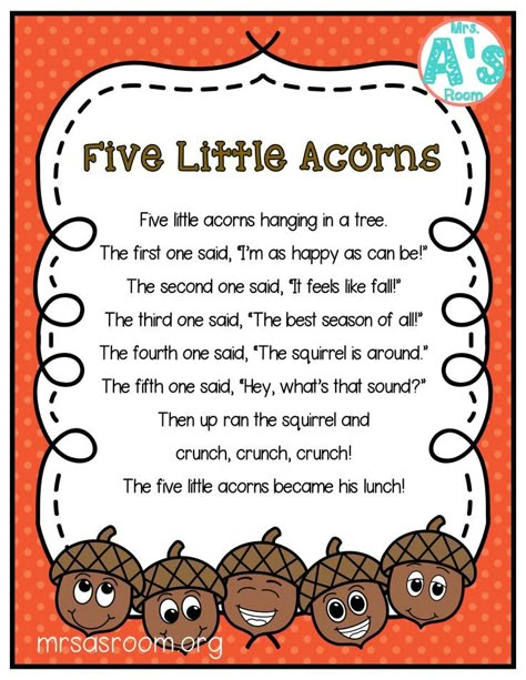 Fall Poems for Preschool | Mrs. A's Room | Fall preschool activities, Fall preschool, Fall kindergarten Poems For Preschool, Fall Poems, Autumn Poems, Fall Lesson Plans, Circle Time Songs, Classroom Songs, Songs For Toddlers, Fall Songs, Fall Preschool Activities