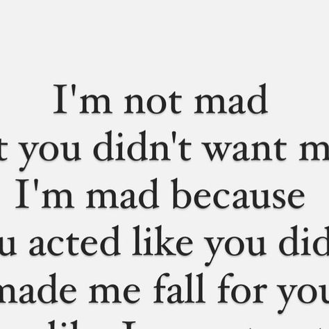 Mom🕊️35 on Instagram: "mom_buut_35 I’m not mad that you didn’t want me...
I’m mad because
you acted like you did..." Nothing I Do Is Good Enough Quotes, Im Mad At You, Mad Quotes, Instagram Mom, Done Quotes, Im Mad, Really Deep Quotes, September 8, You Mad