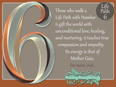 Numerology 6 | Life Path Number 6 | Numerology Meanings Number 6 Numerology, Life Path Number 6, Numerology Meanings, Numerology 6, Life Path 6, Numerology Compatibility, Numerology Calculation, Loving Relationships, Numerology Life Path