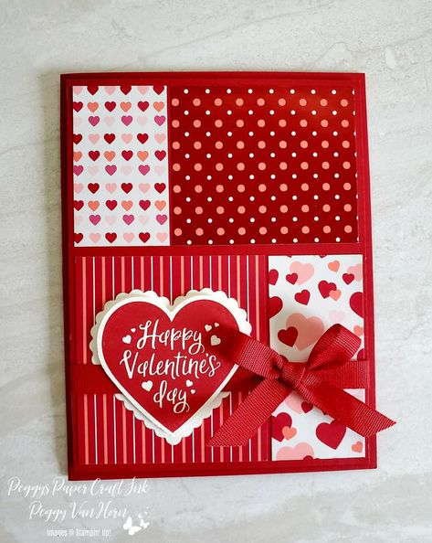 Scrap Cards, St Valentine, Easy Cards, Valentine Cards Handmade, Paper Scraps, Ctmh Cards, Love Anniversary, Saint Valentine, Valentine Card