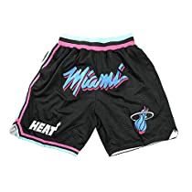 Check this out at Amazon Nba Basketball Shorts, Edition Miami, Heat Basketball, Allen Iverson, Larry Bird, Retro Shorts, Philadelphia 76ers, Running Pants, Training Shorts