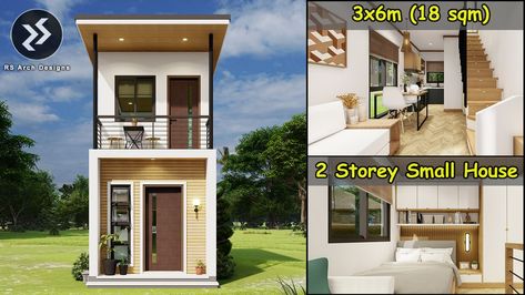 Small House 2 Storey Design, Small 2 Storey House Design, 2 Storey Small House Design, Small 2 Storey House, 2 Storey Small House, House Plans 2 Storey, 3 Storey House Design, Narrow House Designs, Arch Designs